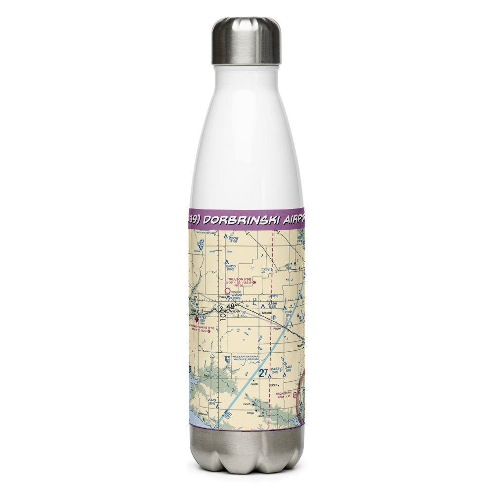 Dorbrinski Airport (NA39) VFR Sectional Water Bottle 