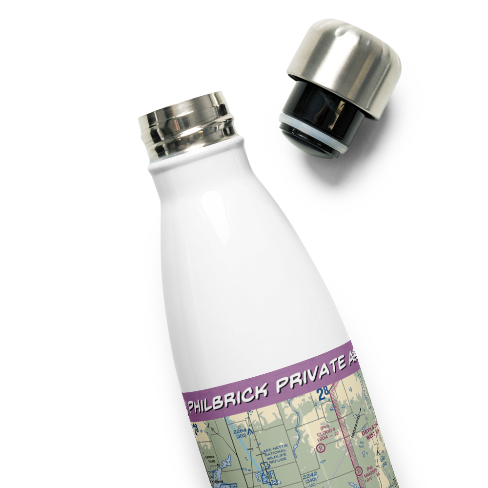 Philbrick Private Airstrip (NA79) VFR Sectional Water Bottle 