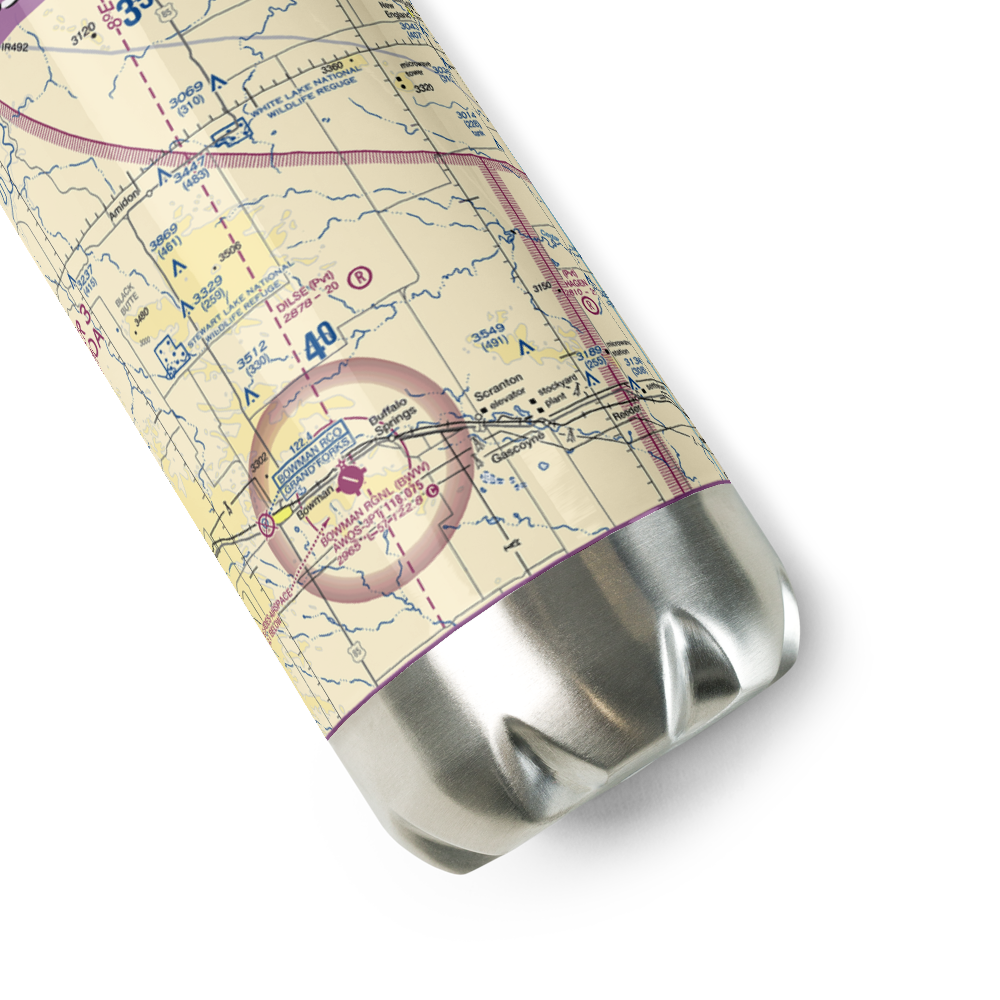 Dilse Private Airstrip (NA98) VFR Sectional Water Bottle 