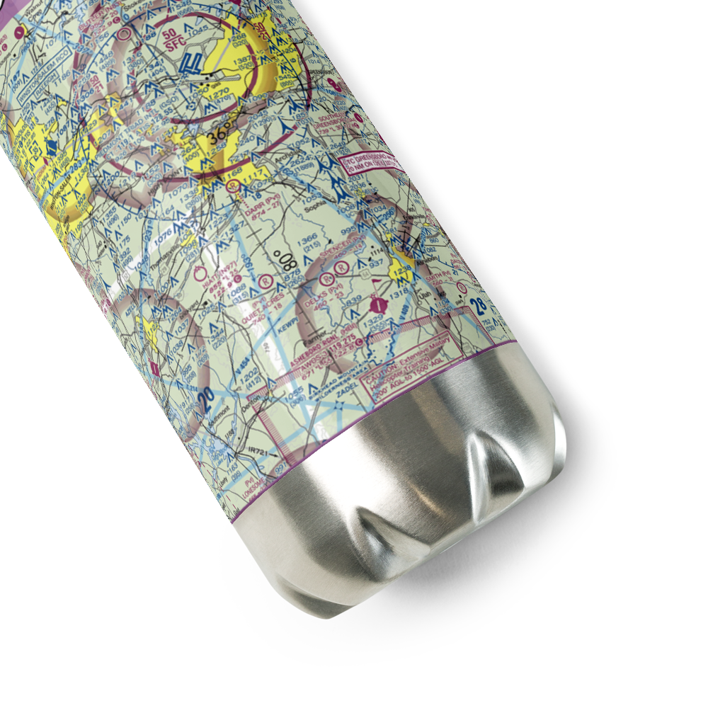 Darr Field (NC03) VFR Sectional Water Bottle 