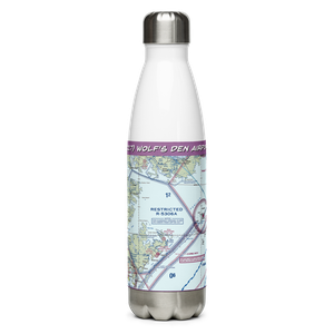 Wolf's Den Airport (NC17) VFR Sectional Water Bottle