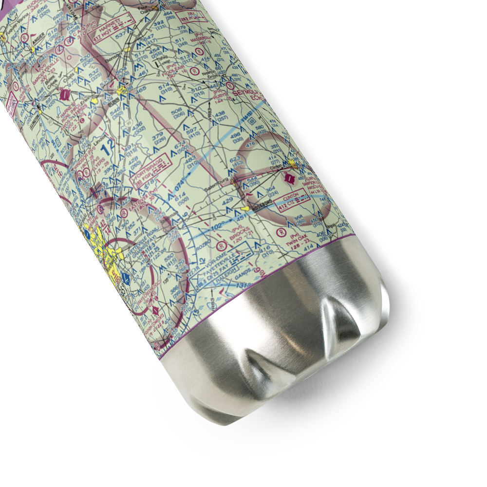 Charles Field (NC22) VFR Sectional Water Bottle 
