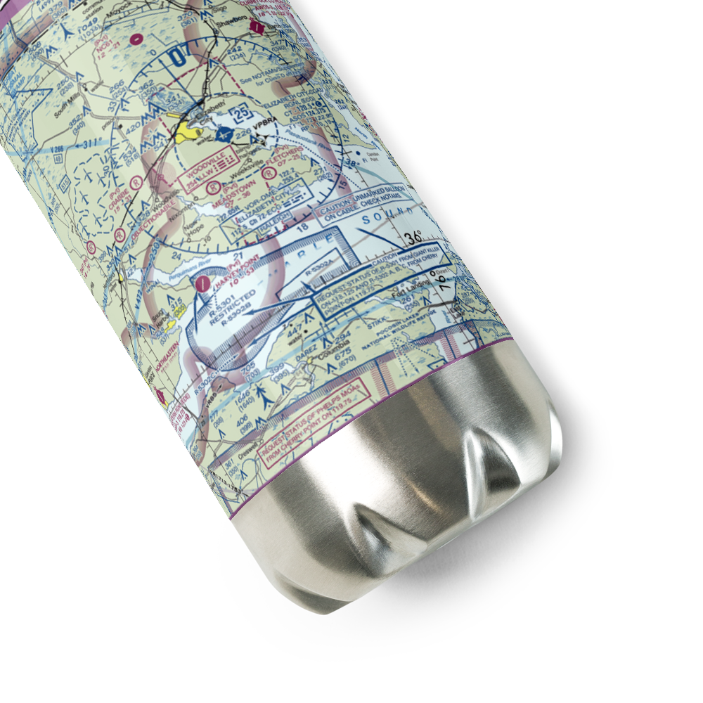 Meadstown Airstrip (NC28) VFR Sectional Water Bottle 
