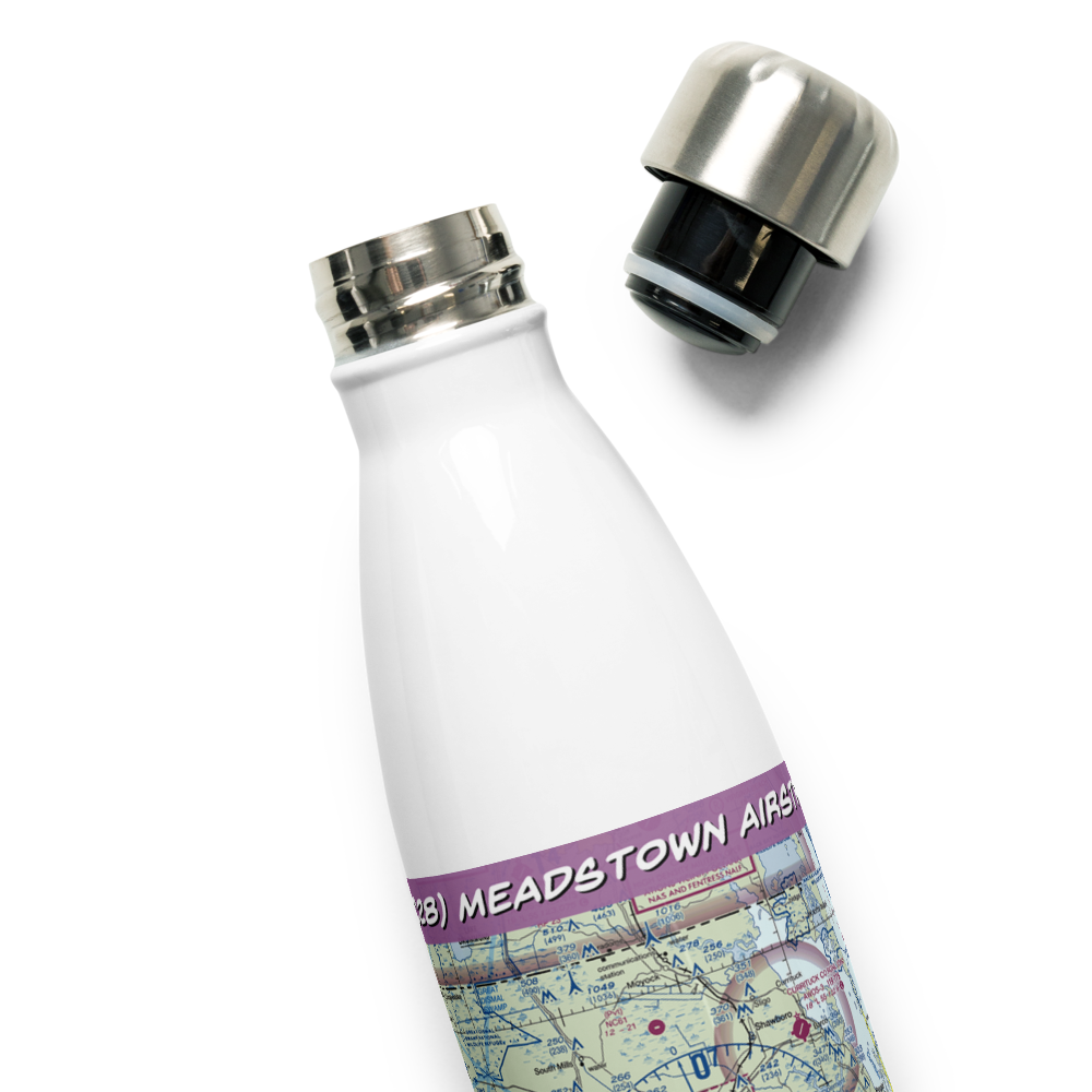 Meadstown Airstrip (NC28) VFR Sectional Water Bottle 