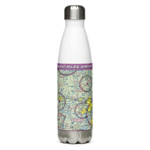 Miles Airport (NC34) VFR Sectional Water Bottle