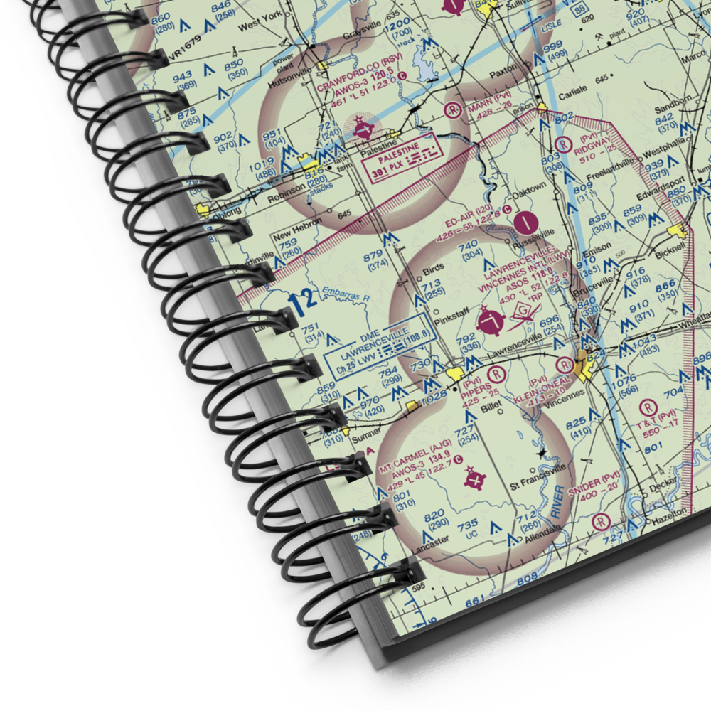 Drake Airport (49IN) VFR Sectional Notebook 