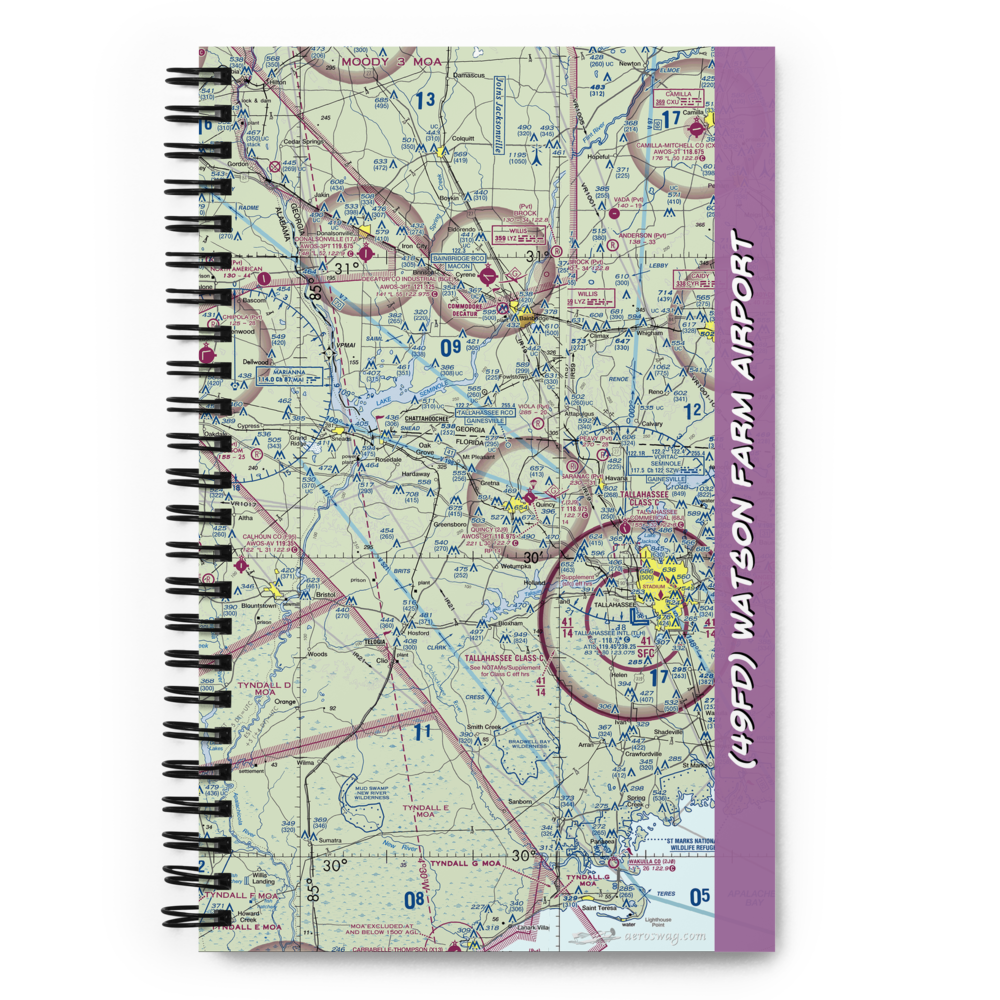Watson Farm Airport (49FD) VFR Sectional Notebook 