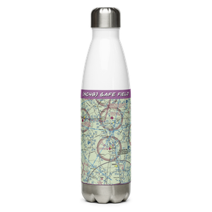 Safe Field (NC48) VFR Sectional Water Bottle