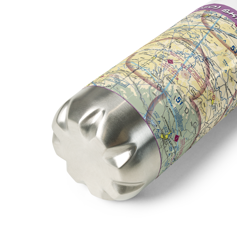 Skyland Airport (NC50) VFR Sectional Water Bottle 
