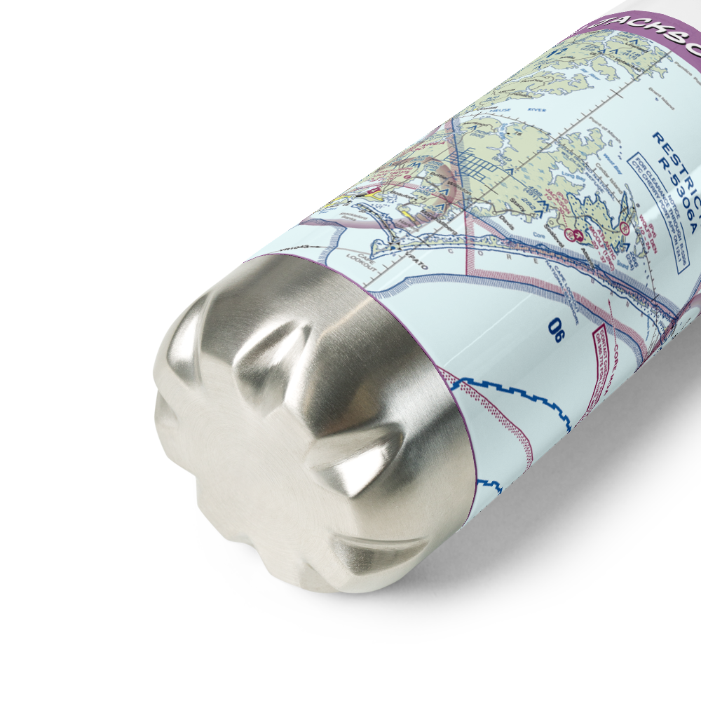 Jackson Private Airport (NC54) VFR Sectional Water Bottle 