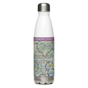 Alexander County Airport (NC59) VFR Sectional Water Bottle