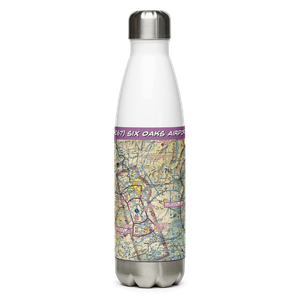 Six Oaks Airport (NC67) VFR Sectional Water Bottle