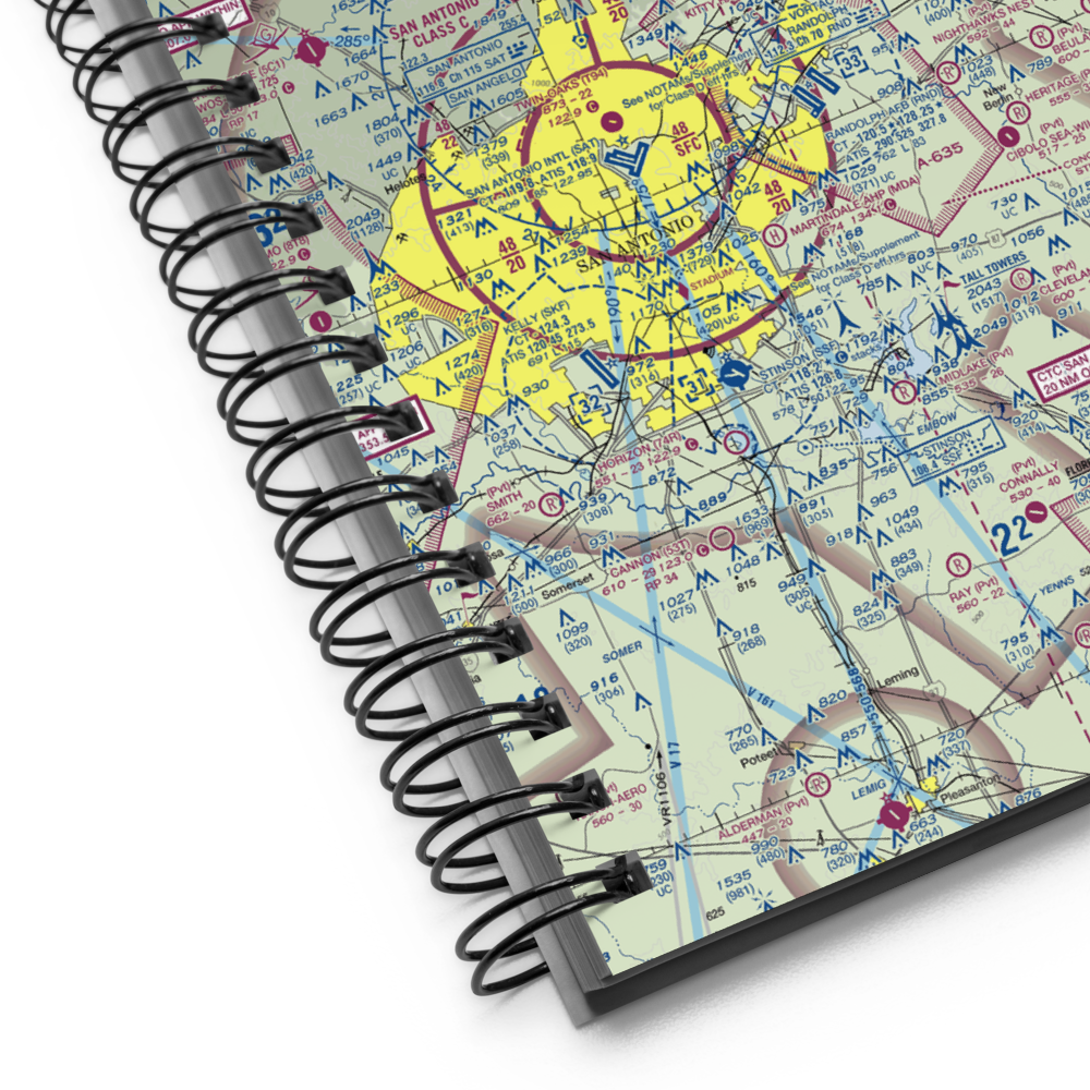 Fox Airport (48TS) VFR Sectional Notebook 