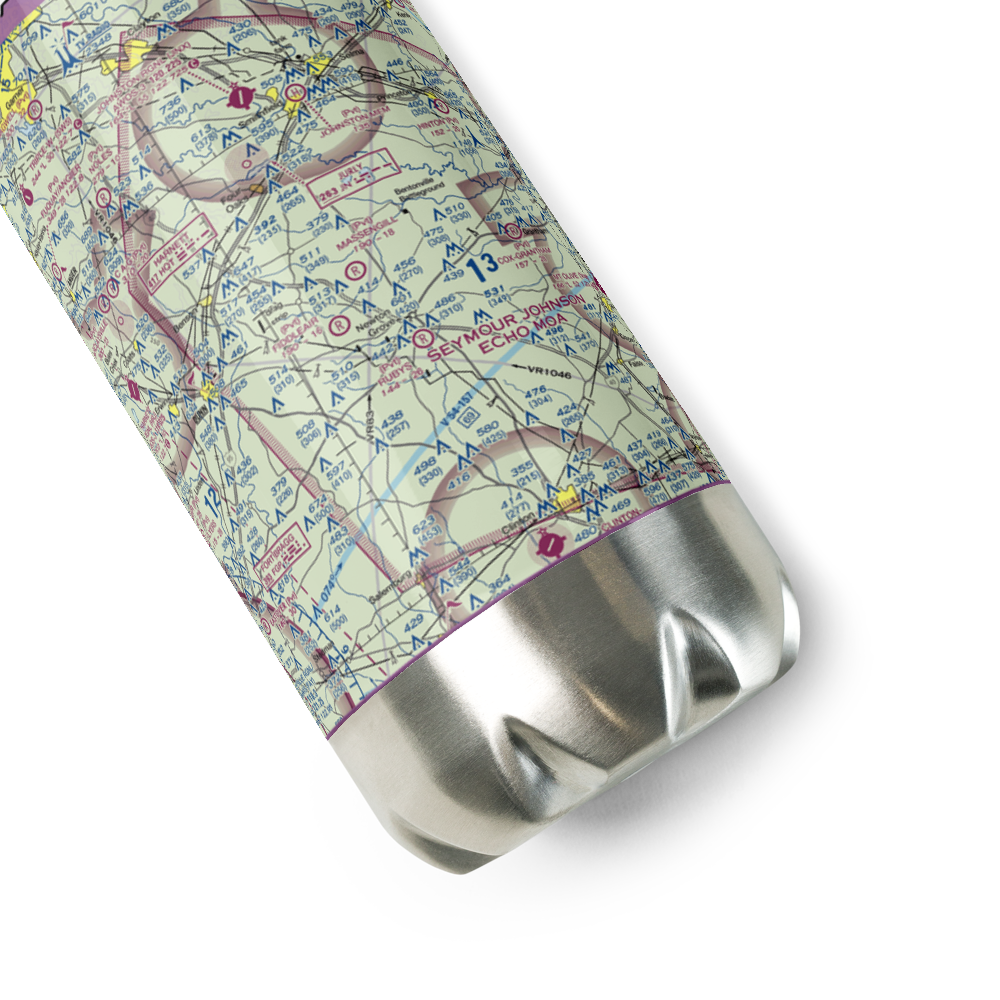 Massengill Airport (NC76) VFR Sectional Water Bottle 