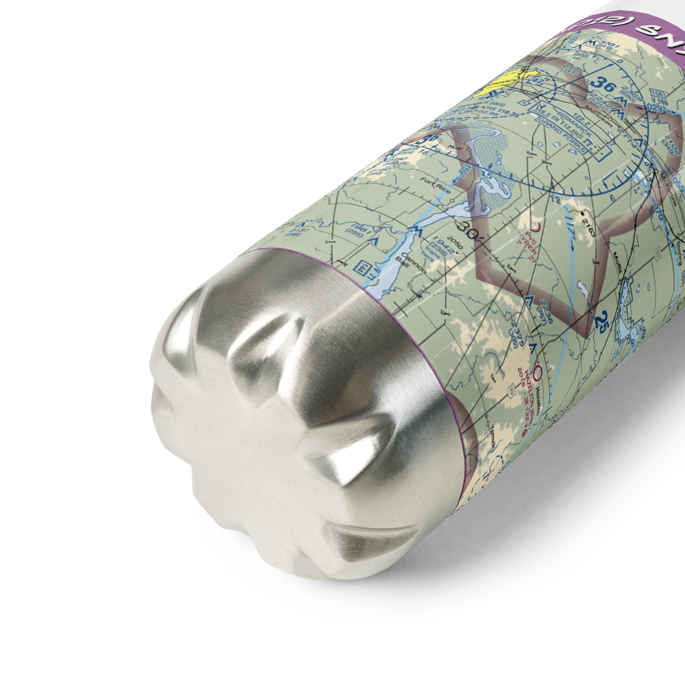 Snyders Airport (ND12) VFR Sectional Water Bottle 