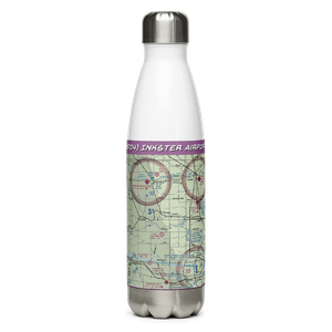 Inkster Airport (ND24) VFR Sectional Water Bottle