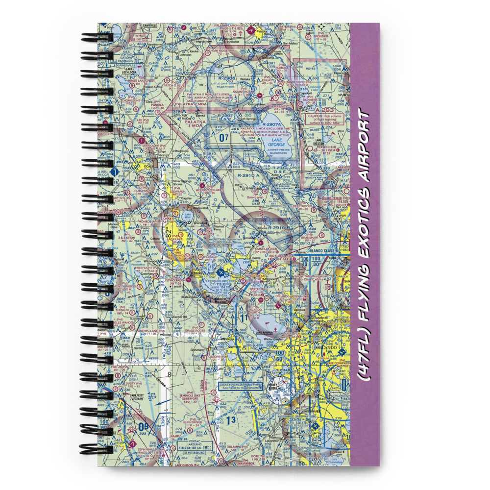 Flying Exotics Airport (47FL) VFR Sectional Notebook 