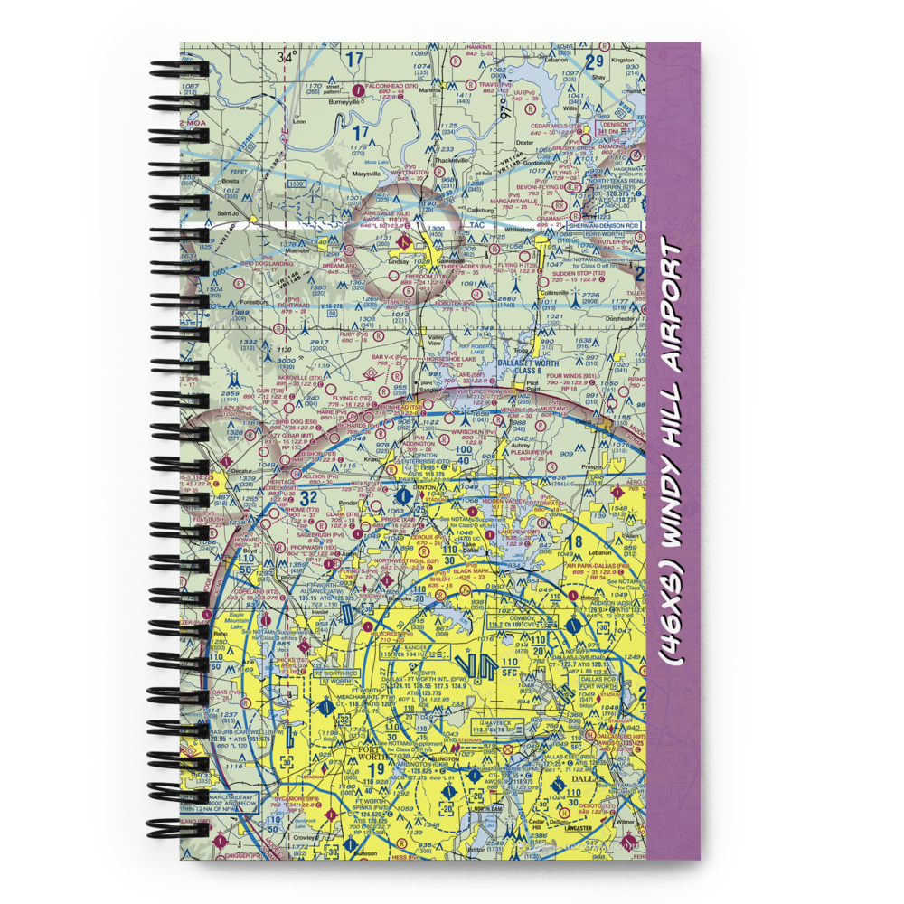 Windy Hill Airport (46XS) VFR Sectional Notebook 