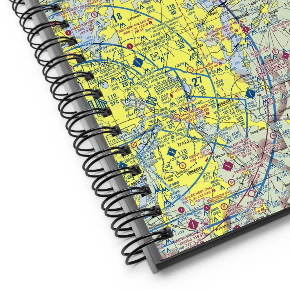 Lavon North Airport (46TS) VFR Sectional Notebook 