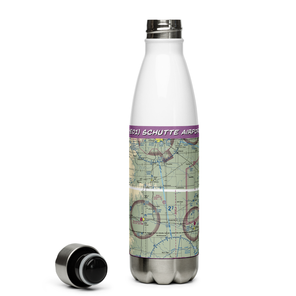 Schutte Airport (NE01) VFR Sectional Water Bottle 