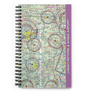 Rotors & Wings Airport (46MI) VFR Sectional Notebook