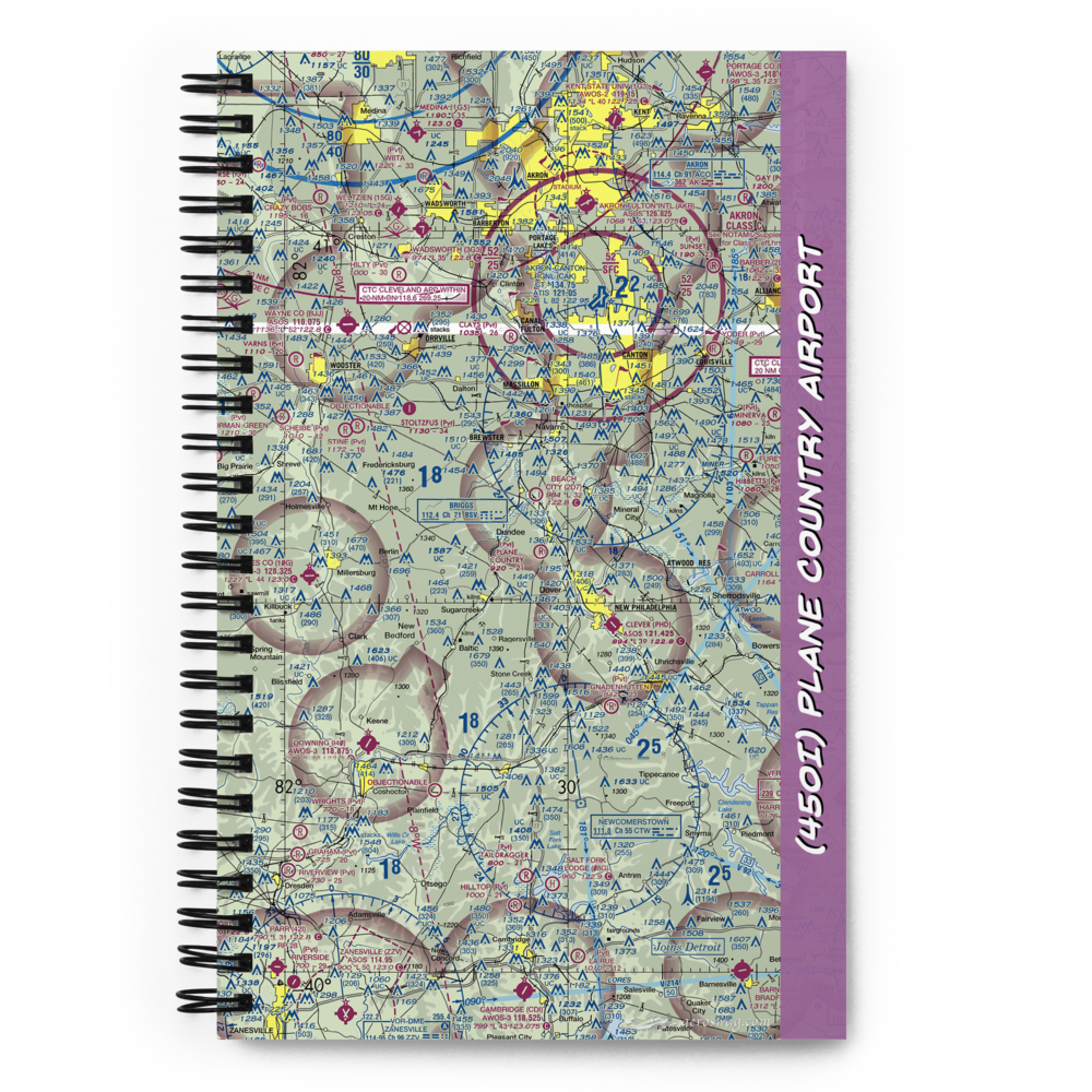 Plane Country Airport (45OI) VFR Sectional Notebook 