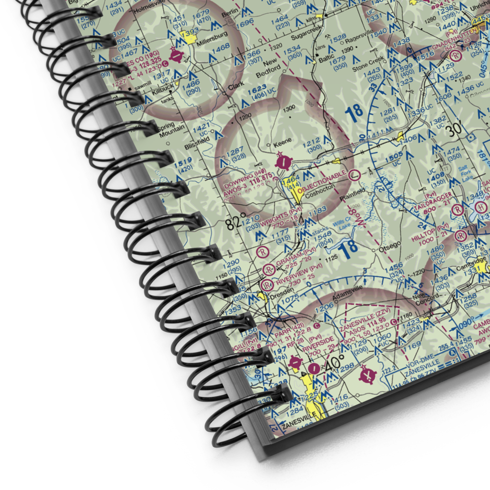 Plane Country Airport (45OI) VFR Sectional Notebook 