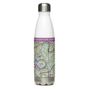 Mountain View Field (NH31) VFR Sectional Water Bottle