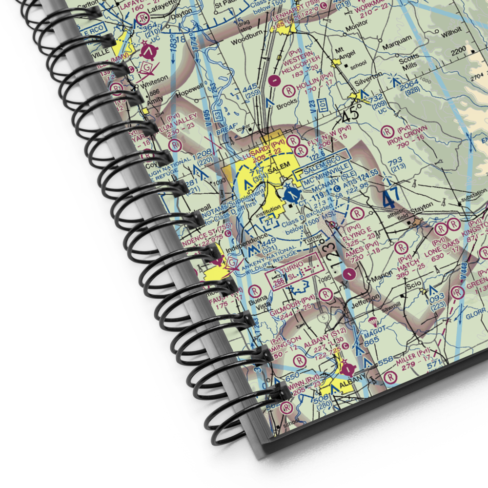 Compton Airport (44OR) VFR Sectional Notebook 