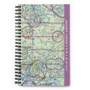 B T & K H Ranch Airport (44LA) VFR Sectional Notebook