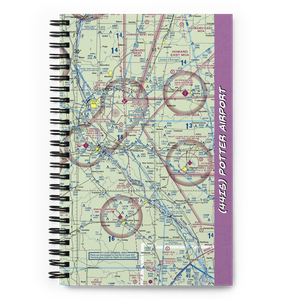 Potter Airport (44IS) VFR Sectional Notebook