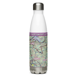 Northwood Airport (NH84) VFR Sectional Water Bottle