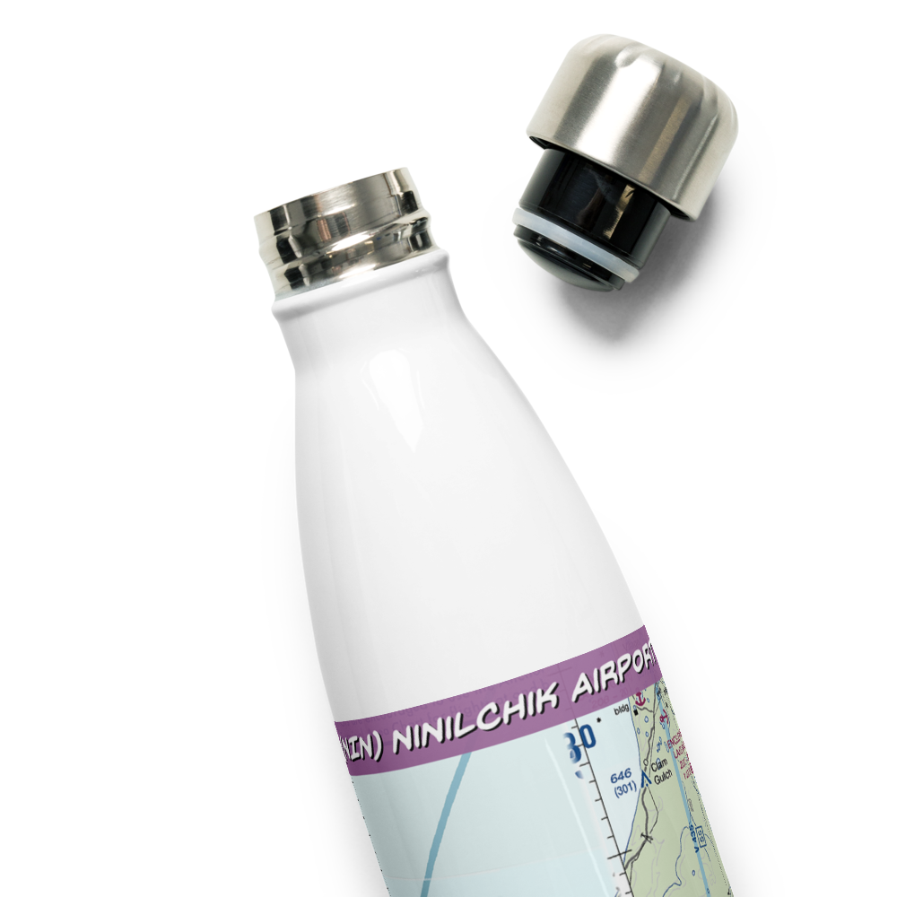 Ninilchik Airport (NIN) VFR Sectional Water Bottle 
