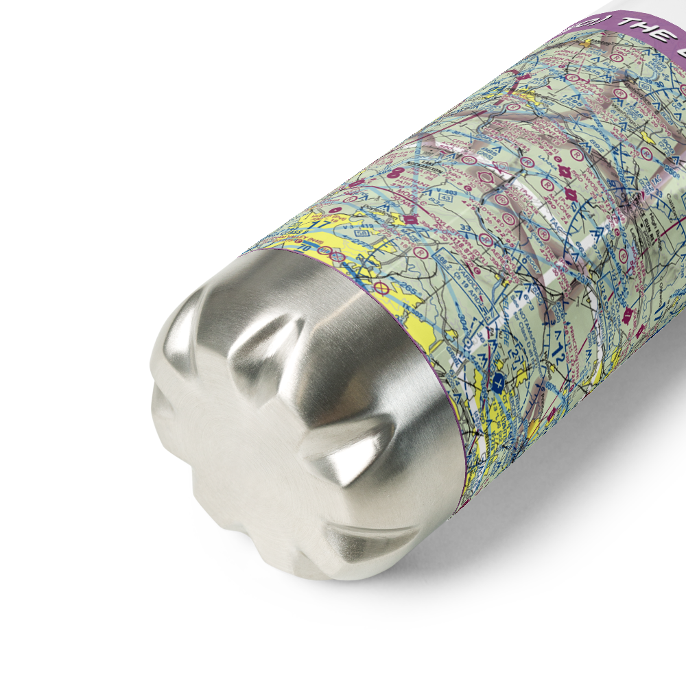 The Landing Airport (NJ50) VFR Sectional Water Bottle 