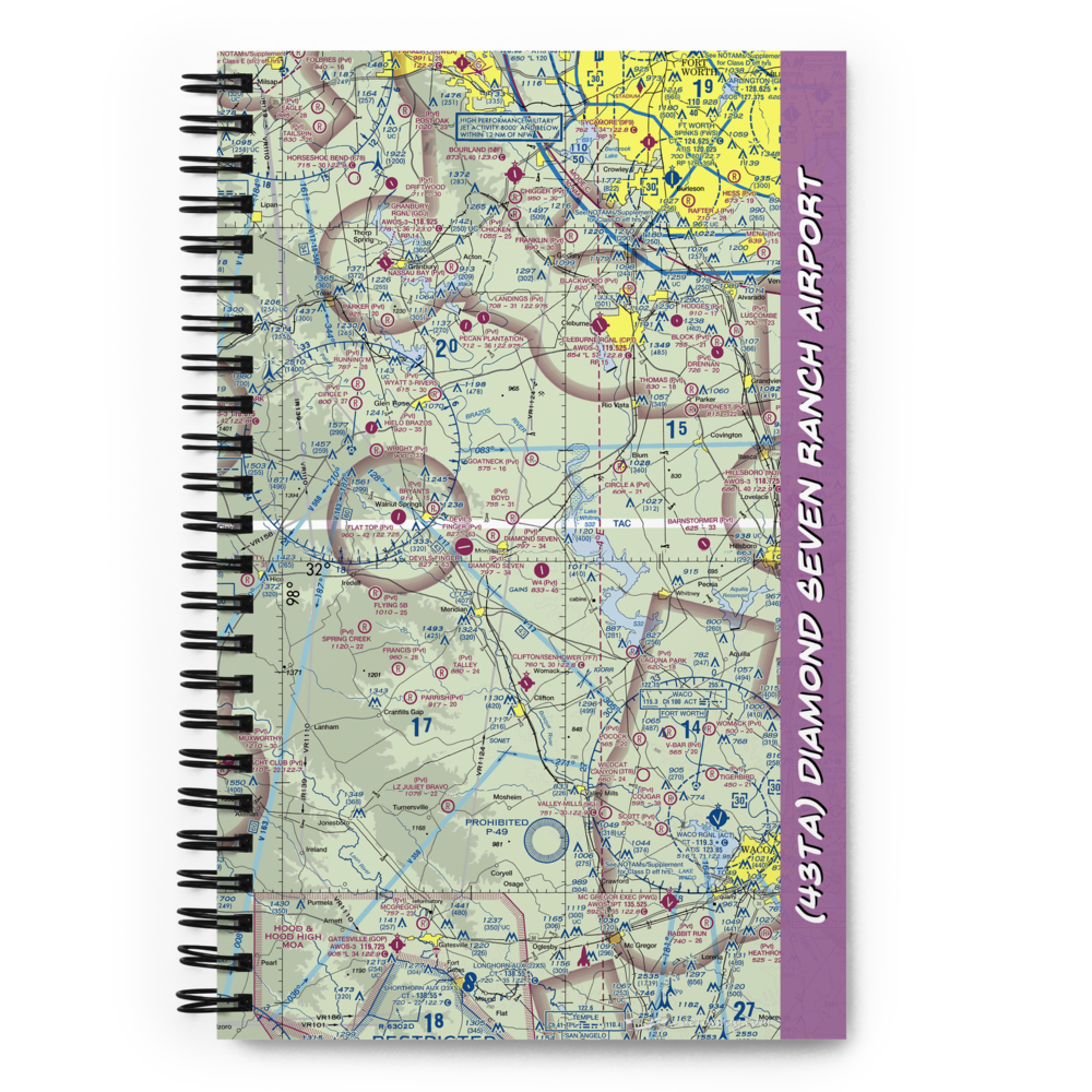Diamond Seven Ranch Airport (43TA) VFR Sectional Notebook 