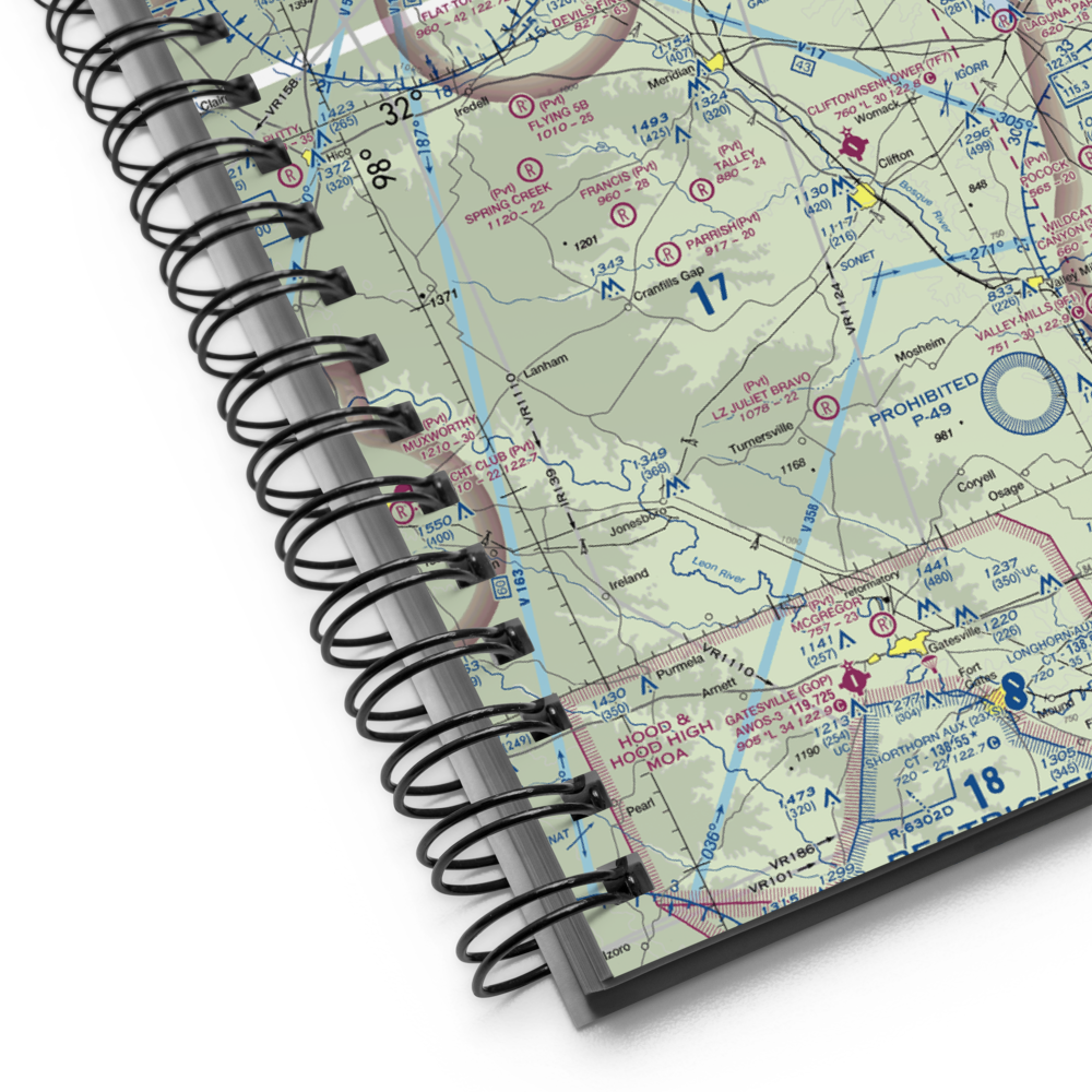 Diamond Seven Ranch Airport (43TA) VFR Sectional Notebook 