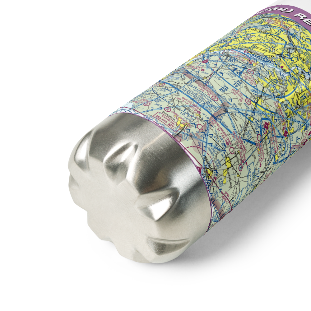Reeder Airport (NJ64) VFR Sectional Water Bottle 