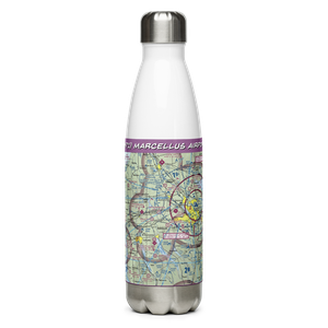 Marcellus Airport (NK71) VFR Sectional Water Bottle