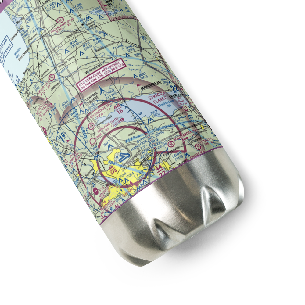 Engineers Airport (NK82) VFR Sectional Water Bottle 