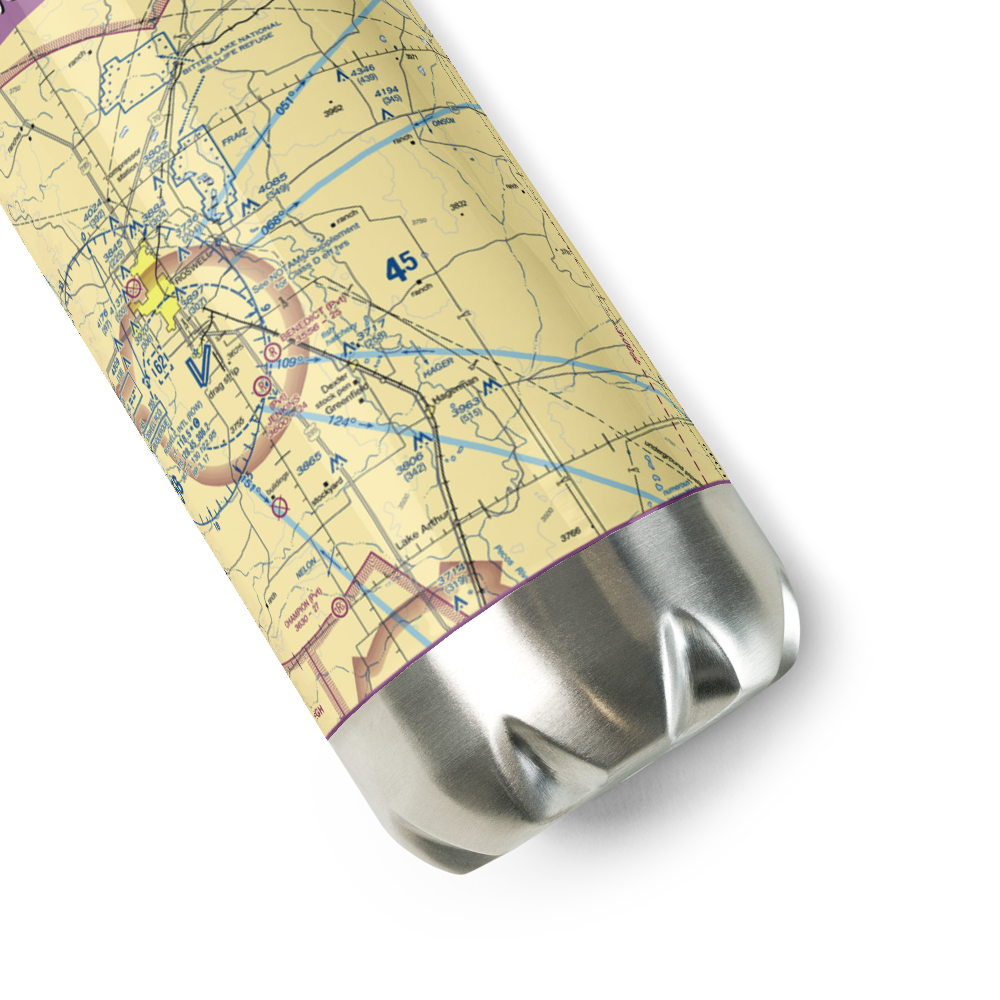 K-D Field (NM03) VFR Sectional Water Bottle 