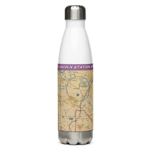 Lincoln Station Airport (NM25) VFR Sectional Water Bottle