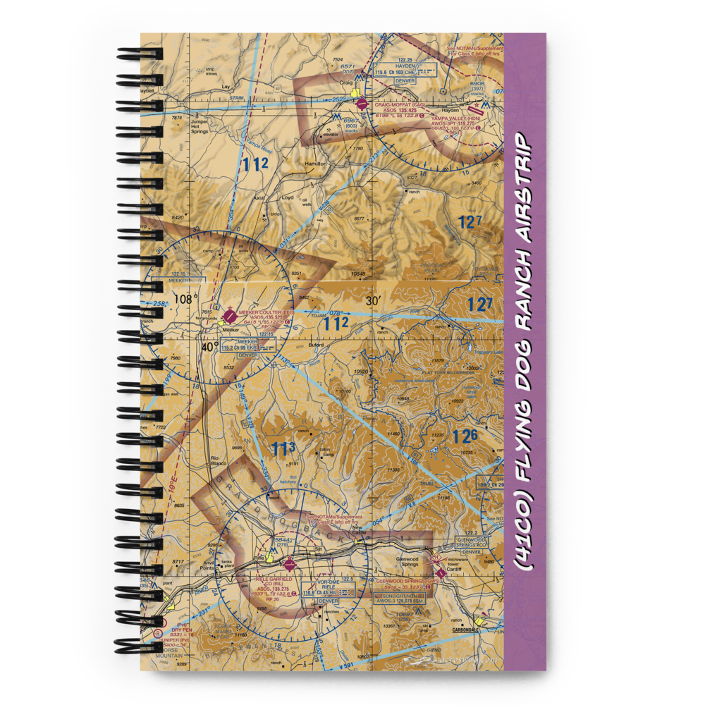 Flying Dog Ranch Airstrip (41CO) VFR Sectional Notebook 