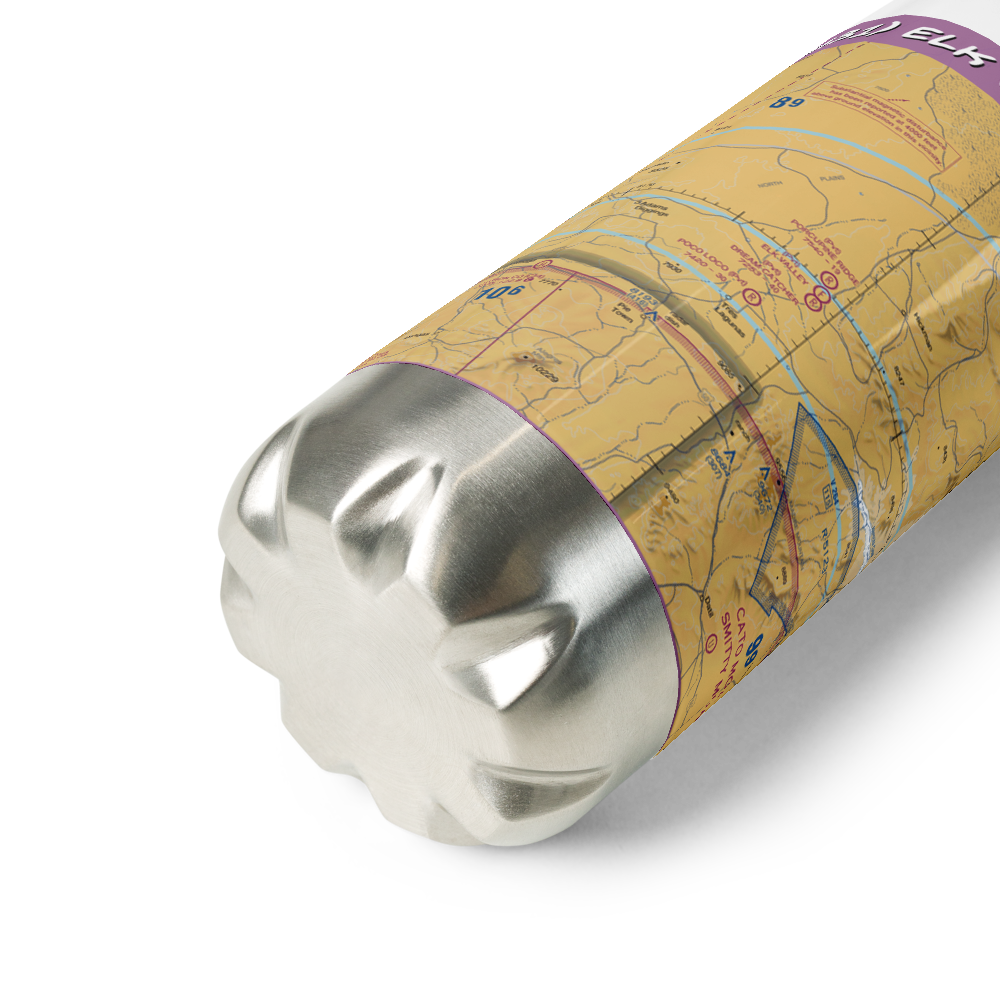 Elk Valley Airstrip (NM31) VFR Sectional Water Bottle 