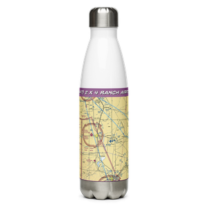 2 X 4 Ranch Airport (NM47) VFR Sectional Water Bottle