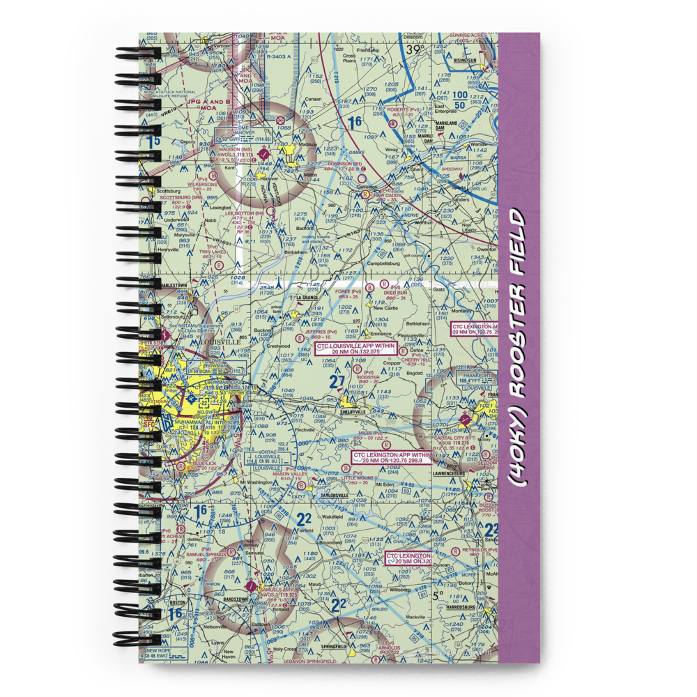 Rooster Field (40KY) VFR Sectional Notebook 