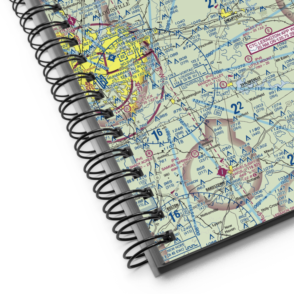 Rooster Field (40KY) VFR Sectional Notebook 