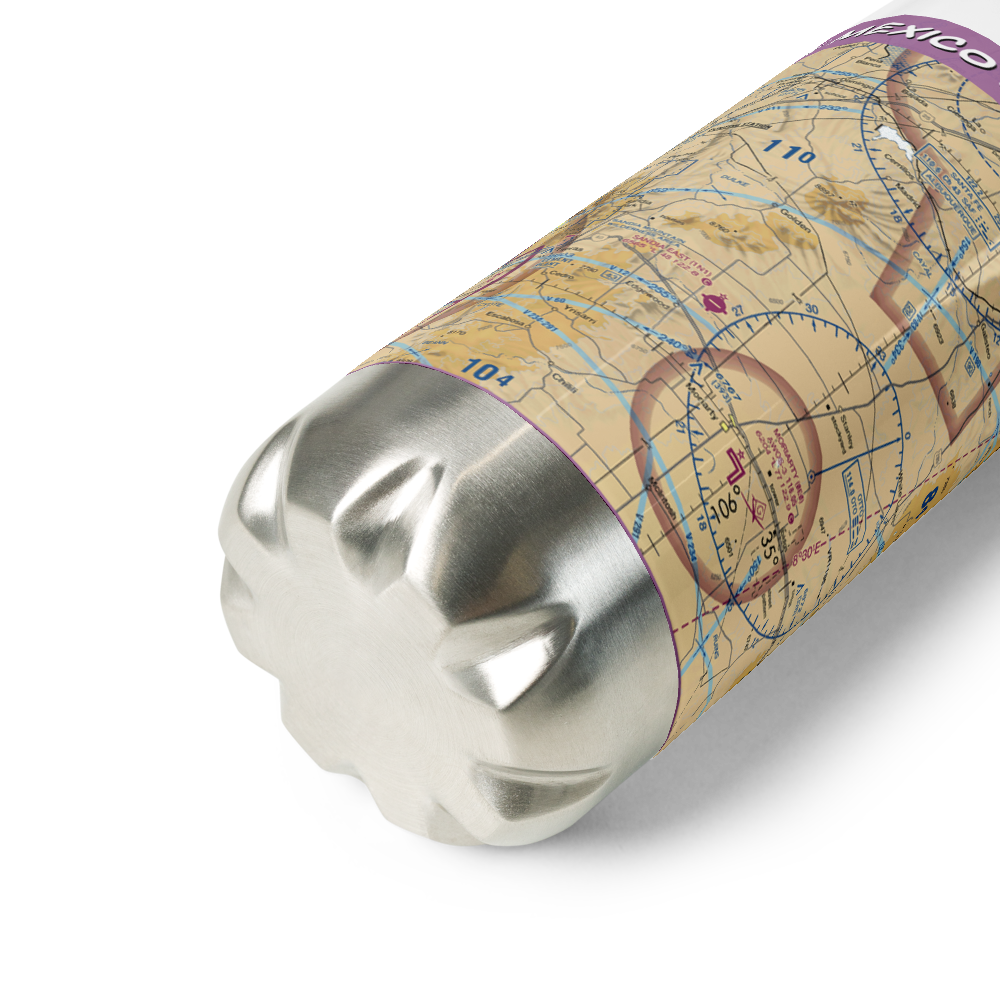 New Mexico Soaring Ranch Airport (NM61) VFR Sectional Water Bottle 