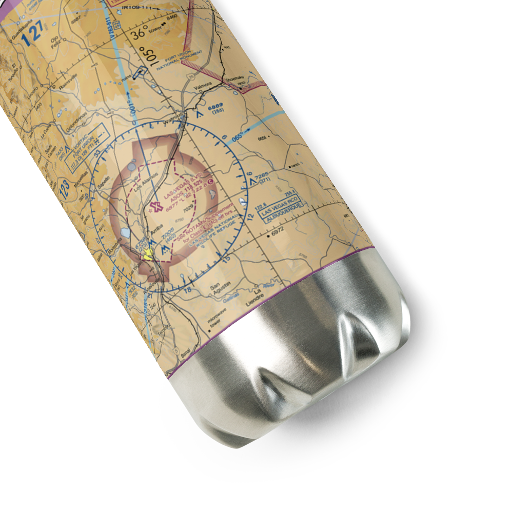 Doolittle Ranch Airport (NM75) VFR Sectional Water Bottle 