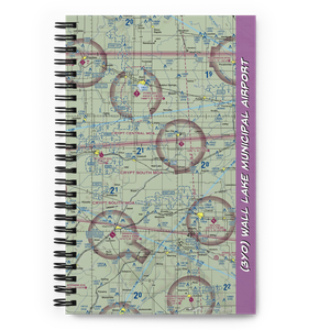 Wall Lake Municipal Airport (3Y0) VFR Sectional Notebook