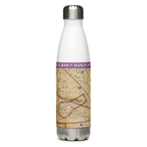 G Bar F Ranch Airport (NM84) VFR Sectional Water Bottle